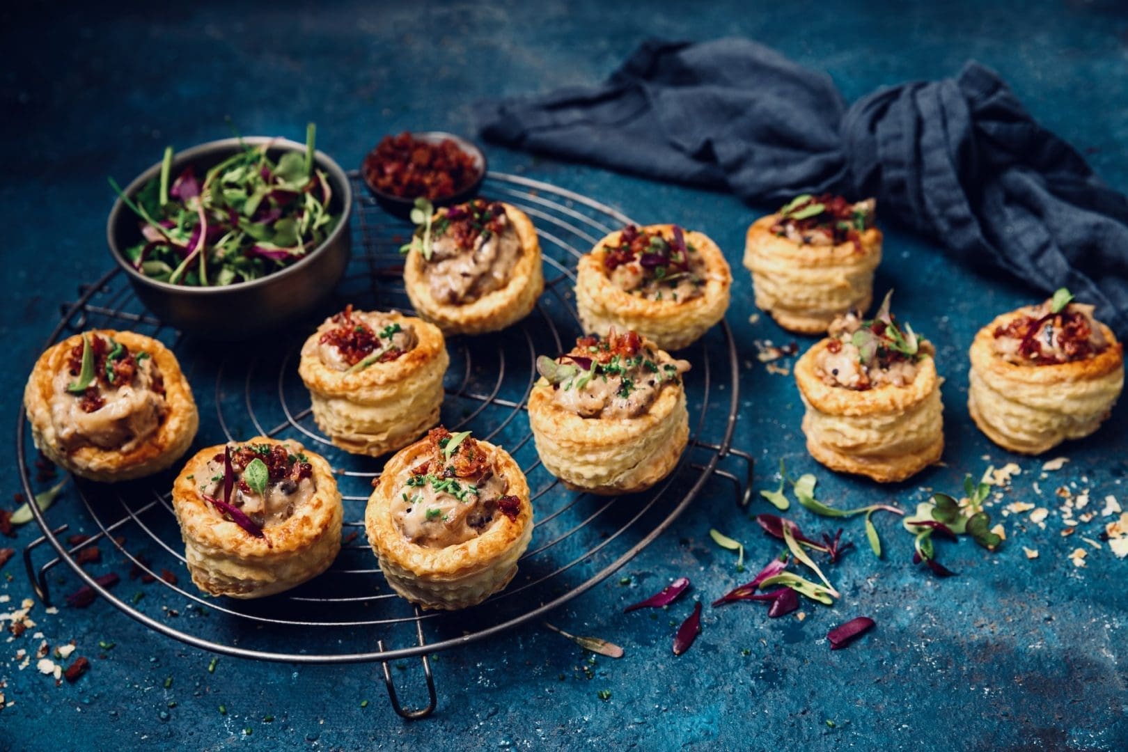 Pork & Mushroom Vol au Vents