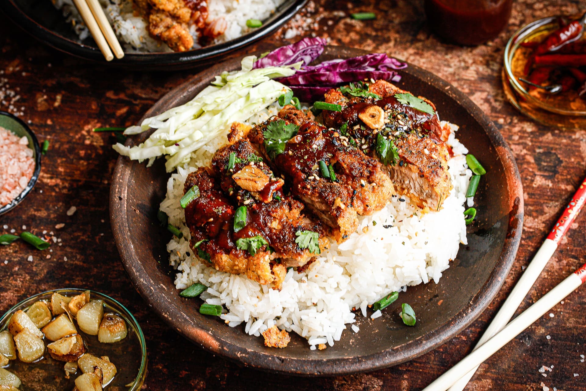 Pork Katsu with crispy crackling 11