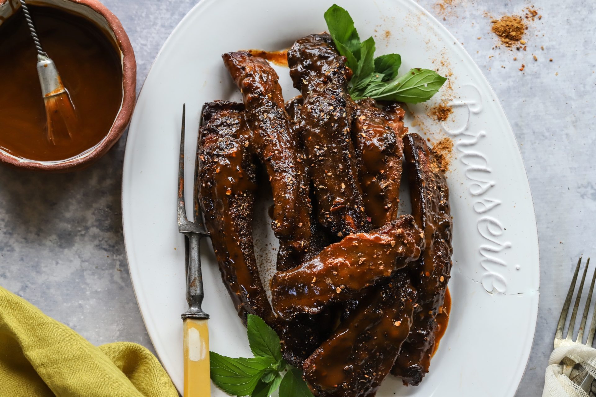 Sticky glazed pork spareribs 14